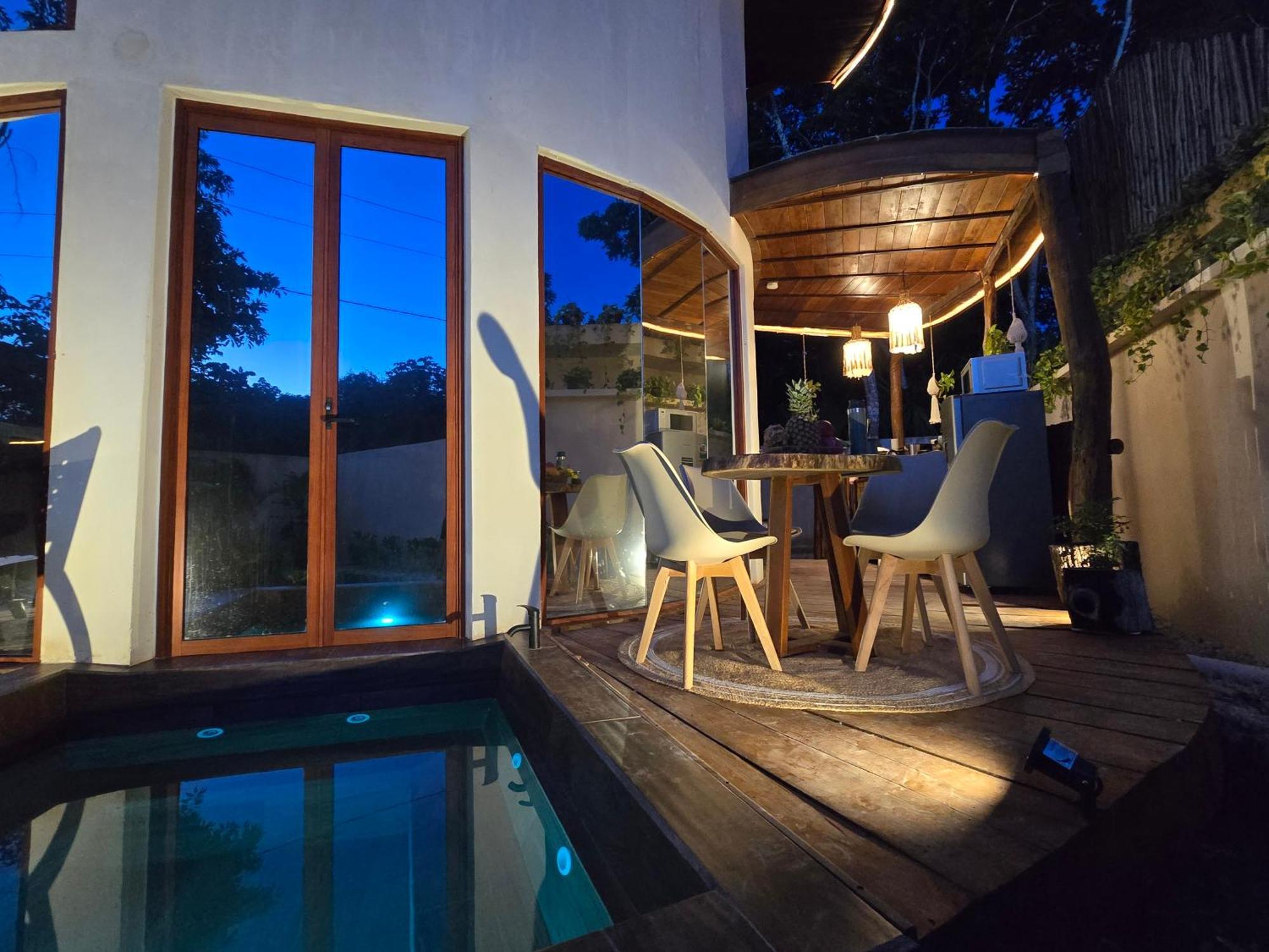 Villa Con Jacuzzi En Bacalar Buenavista  Exterior foto