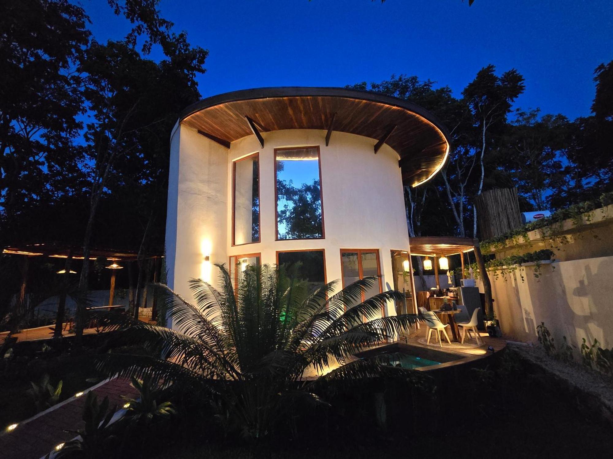 Villa Con Jacuzzi En Bacalar Buenavista  Exterior foto