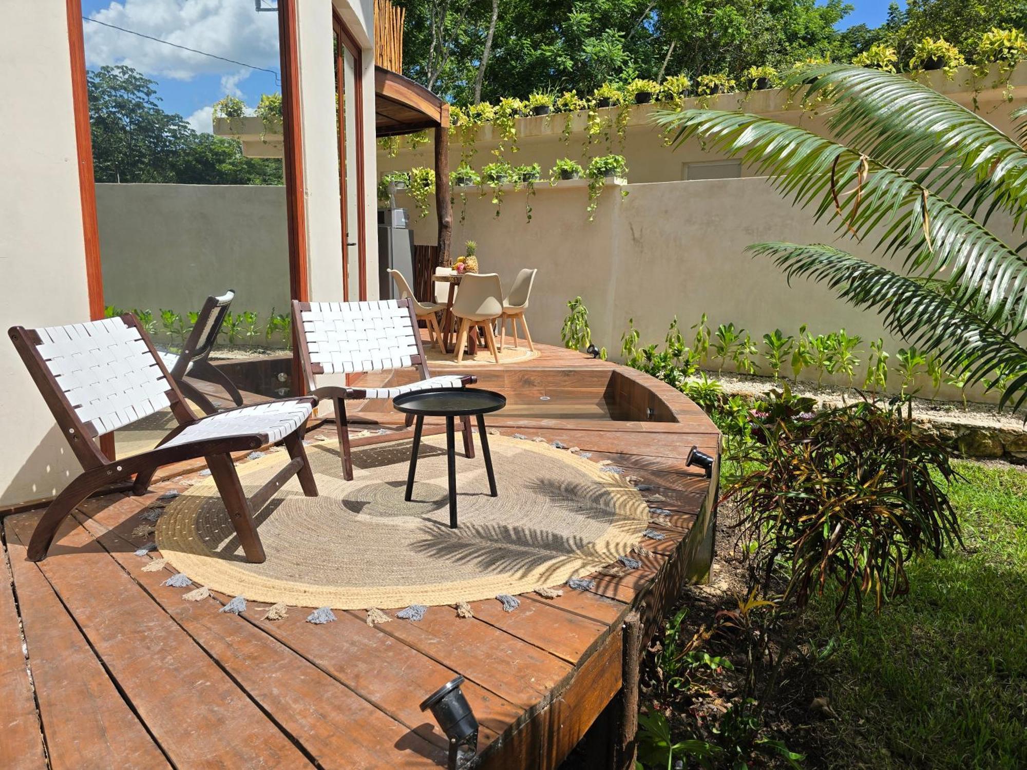 Villa Con Jacuzzi En Bacalar Buenavista  Exterior foto